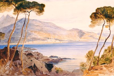 Menton door Edward Lear